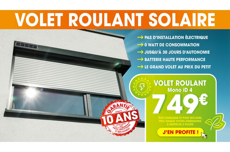 Volet Solar ID4 (Mono) + Pose